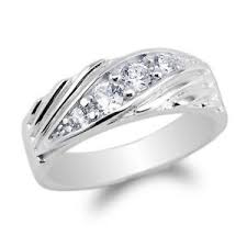 Details About Jamesjenny Mens 925 Sterling Silver Round Cz Wedding Band Ring Size 8 12