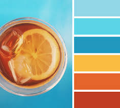 Orange is a very active color so you may want to use it in accents but there are no restrictions. Orange And Teal Color Scheme Summer Color Palette