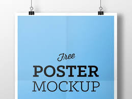Poster Mockup Psd Freebiesbug