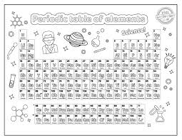 printable periodic table science