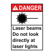 ansi danger invisible laser radiation