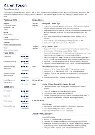 Dental Assistant Resume Sample Complete Guide 20 Examples