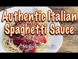 how to make authentic italian spaghetti