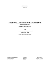 the novella stapleton apartments