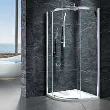 800mm Single Door Quadrant Shower