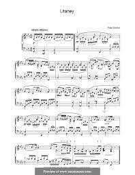 Litany we send to the following countries franz schubert. Litany D 343 By F Schubert Sheet Music On Musicaneo