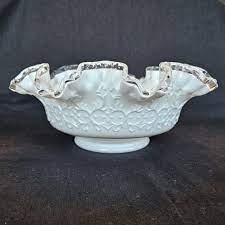 Spanish Lace Silver Crest Bowl