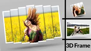 digital 3d photo frame 3d frame