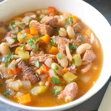 easy leftover ham and bean soup my