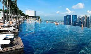 Free high speed internet (wifi). Marina Bay Sands Infinity Pool First Stop Singapore
