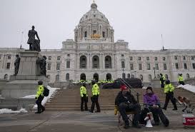 Be there, will be wild! he tweeted of the protest to mark the day biden's win they were determined to enter into the capitol building by causing great damage. With Heavy Security In Place Pro Trump Rallies Draw Small Turnout At Minnesota Capitol Mpr News