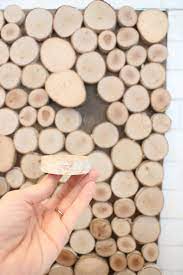 Diy Faux Wood Log Fireplace Screen A