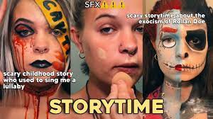 makeup scary storytime by taylore rae