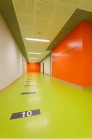 where to use commercial rubber flooring
