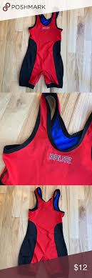 Brute Reversible Red And Blue Wrestling Singlet Youth Small