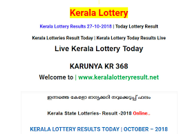 Kerala lottery is a big initiative launched by the government of kerala over 53 years ago. Kerala Lottery Today Karunya Kr 368 Result Declared Oneindia News