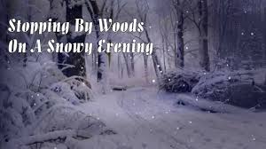 stopping by woods on snowy evening