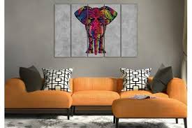 Elephant Canvas Buddha Wall Art
