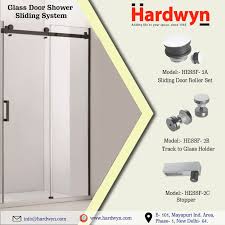 Glass Door Shower Sliding System