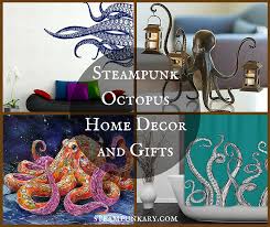 steunk octopus home decor and gifts