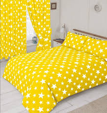 Bright Yellow Duvet Cover Set