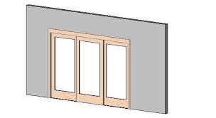 Three Panel Sliding Door