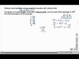 quadratic equation with rational roots