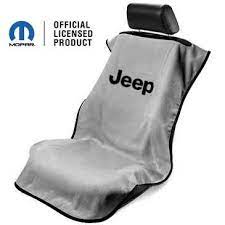 Jeep Seat Towel Gray With Jeep Logo
