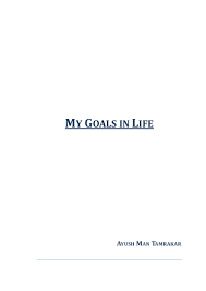 my goals in life bba orientation assignment 