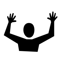 Hands Up Icon #261467 - Free Icons Library