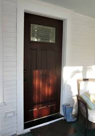 How To Finish A Fiberglass Door To Look