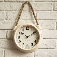 Metal 8 Inches Rope Wall Clock Modern