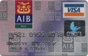 bank card aib visa card allied irish