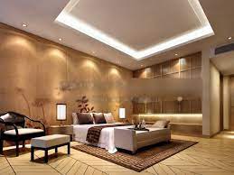 lighting design bedroom interior 3d