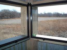 deer blind window height zeke