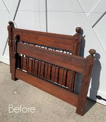 Antique Twin Headboard Makeover