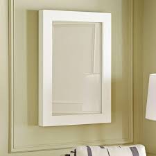 Parsons Wall Mirror White Lacquer
