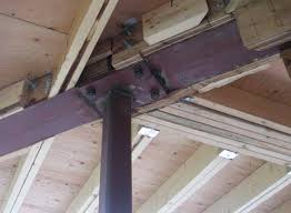 structure steel to wood home building