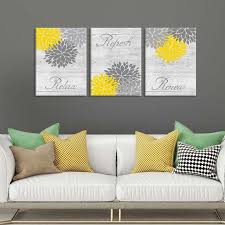 Yellow Gray Dahlia Flowers Posters