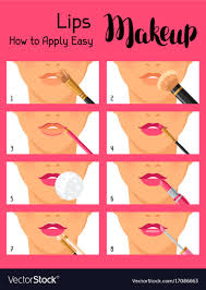 lips makeup how to apply easy