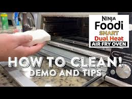 cleaning the ninja foodi oven demo and