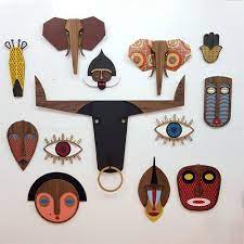 Wooden Masks And Wall Decor