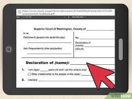 Use this to finalize a divorce when your spouse has not filed a response to the case. How To Write A Family Law Declaration In Washington State