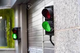Green And Red Stop Light In Garage Stock Photo Picture And Royalty Free Image Image 81181186