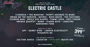 63 reviews of castle electrical & lighting john and his team at castle electric are awesome! Electric Castle 2019 Tickets Line Up Timetable Info