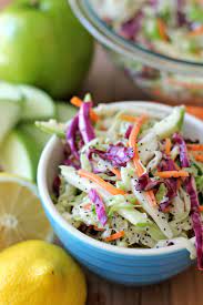 apple and poppy seed coleslaw