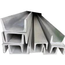 silver galvanized c channel steel beam