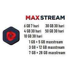 Kuota maxstream adalah paket yang ditawarkan telkomsel untuk pelanggan setianya. Paket Data Maxstream Telkomsel Bulanan Shopee Indonesia