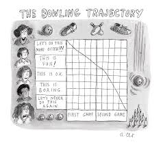 Bowling Trajectory By Roz Chast