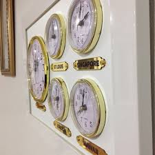 White Wall Clock Customizable 41 Time
